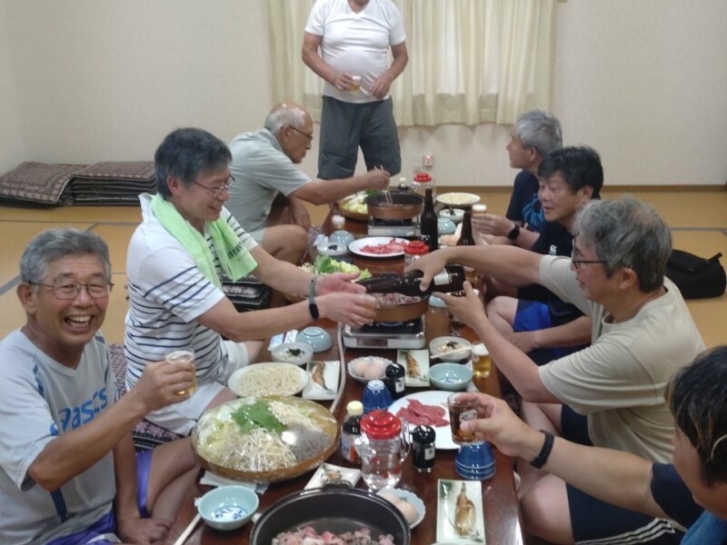 夏合宿（神鍋高原：民宿ふくや）